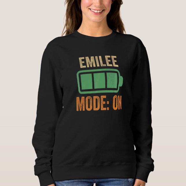 Emilee-läge På Batteri T Shirt (Framsida)