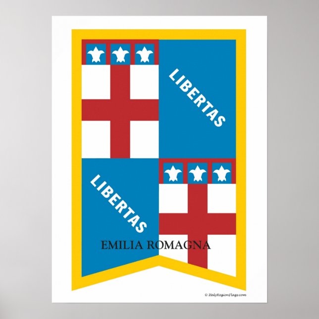 Emilia Romagna-Italien Poster (Framsidan)