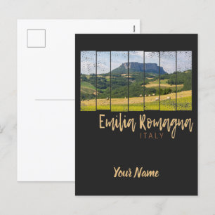 Emilia-Romagna Landscape Italien Vintage Souvenir Helg Vykort