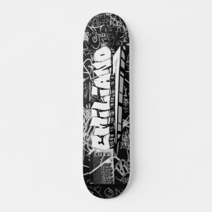 Emiliano Graffiti Anpassningsbar Personlig Skatebo Mini Skateboard Bräda 18,5 Cm