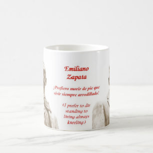 Emiliano Zapata citationsteckenmugg Kaffemugg