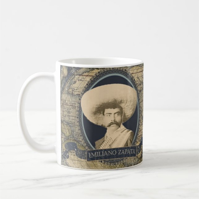 Emiliano Zapata historisk mugg (Vänster)