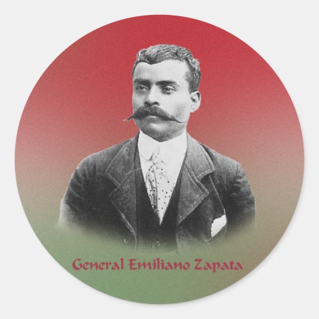 Emiliano Zapata klistermärke (Framsida)