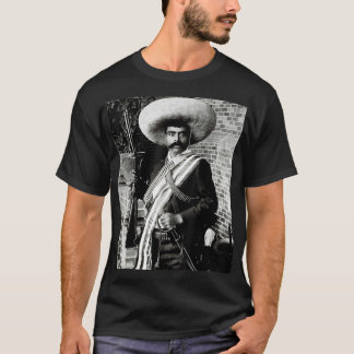 Emiliano Zapata Mexico Berömd Ansikte @ Porträtt T Shirt