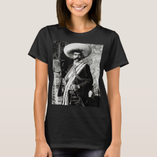 Emiliano Zapata Mexico Berömd Ansikte @ Porträtt T Shirt