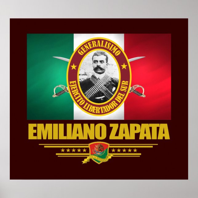 Emiliano Zapata Poster (Framsidan)