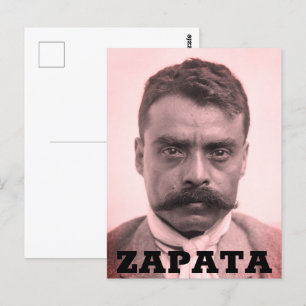 Emiliano Zapata vykort