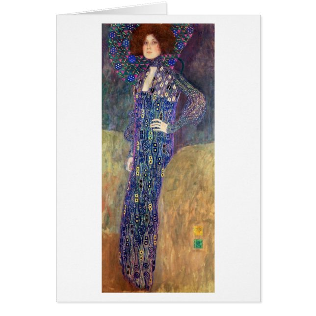 Emilie Floege, 1902 Hälsningskort (Framsidan)