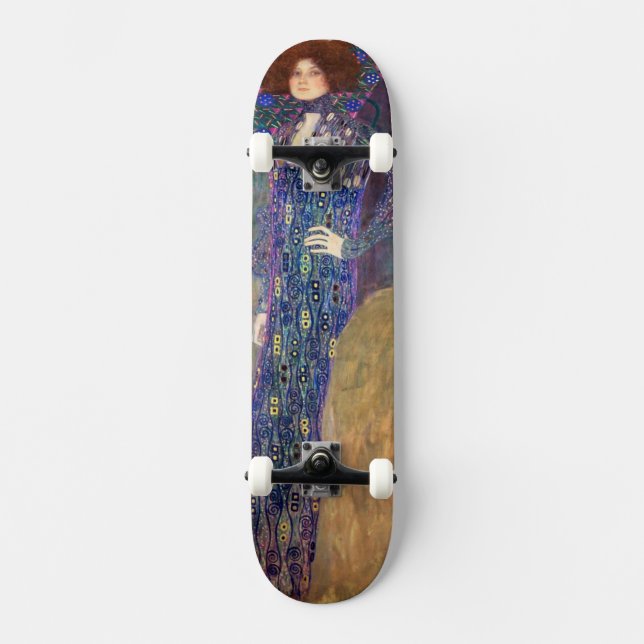 Emilie Floege, 1902 Old School Skateboard Bräda 18 Cm (Framsida)