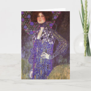 Emilie Floege by: Gustav Klimt Kort