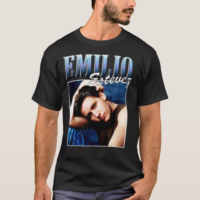 Emilio-Estevez-Brat-Pack   T Shirt (Framsida)