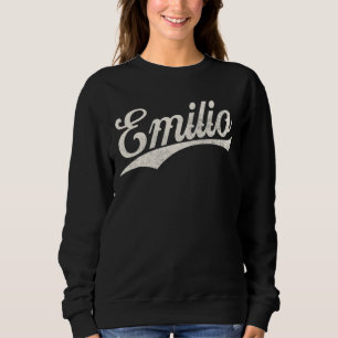 Emilio Namn, Retro Vintage Emilio med Namn T Shirt