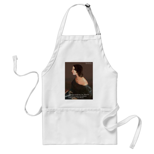Emily Bronte "Själar Likadana" Kärlekscitat Gåvor  Förkläde (Framsidan)