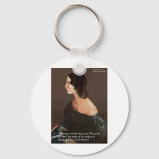 Emily Bronte "Själar Likadana" Kärlekscitat Gåvor Nyckelring