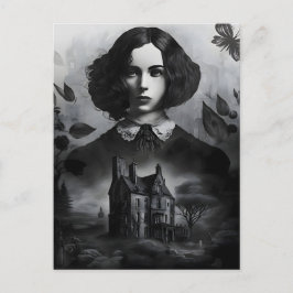 Emily Bronte, Victorian Gothic Writer of Jane Eyre Vykort