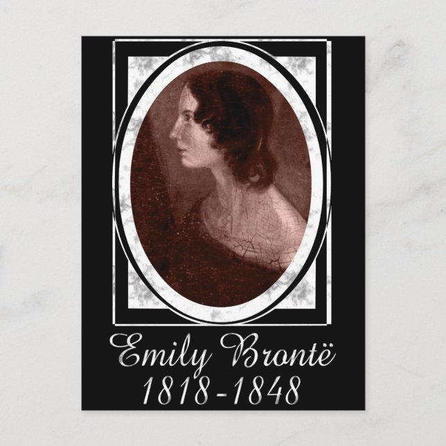 Emily Brontë Vykort (Framsida)