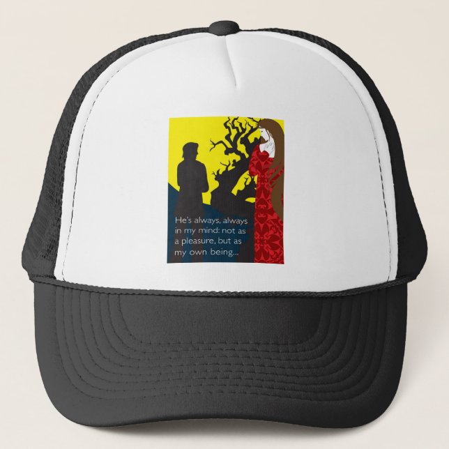 Emily Bronte/Wuthering av höjdgåvadesign med q Keps (Framsida)