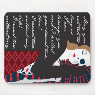 Emily Bronte/Wuthering av höjdgåvadesign med q Musmatta