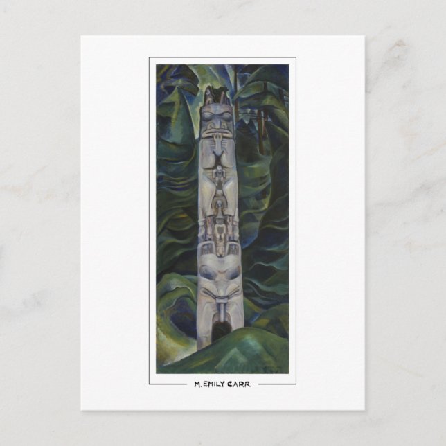 Emily Carr #12 - Fin Art-vykort Vykort (Framsida)