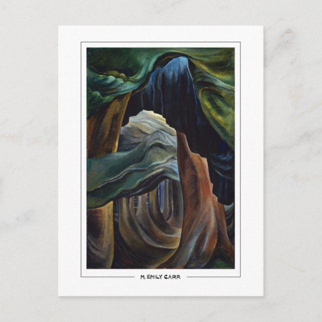 Emily Carr #1 - Finkonstkort Vykort (Framsida)