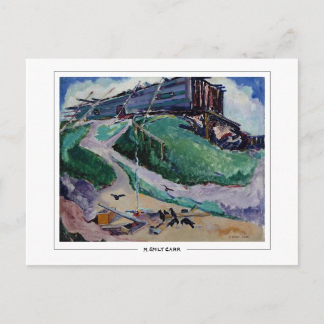 Emily Carr #245 - Finkonstkort Vykort (Framsida)
