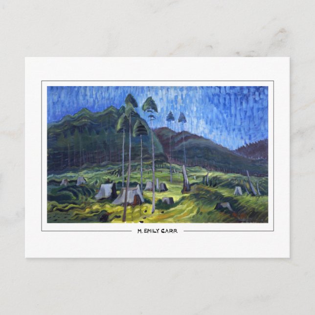 Emily Carr #3 - Finkonstkort Vykort (Framsida)