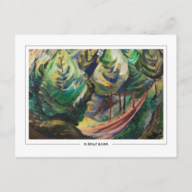 Emily Carr #6 - Finkonstkort Vykort (Framsida)