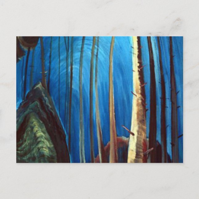 Emily Carr - Blå himmel Vykort (Framsida)