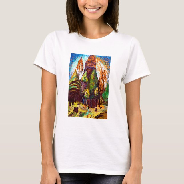Emily Carr British Columbia Landscape 1934 T Shirt (Framsida)
