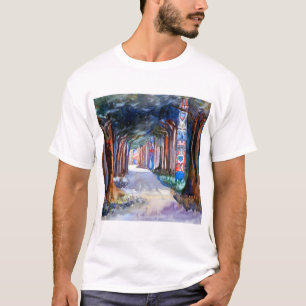 Emily Carr Totem Walk på Sitka T Shirt