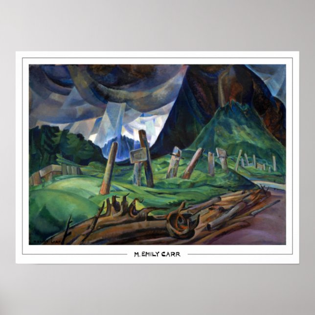 Emily Carr Zedign Art Poster #329 (Framsidan)