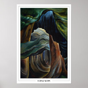 Emily Carr Zedign Art Poster nr 1