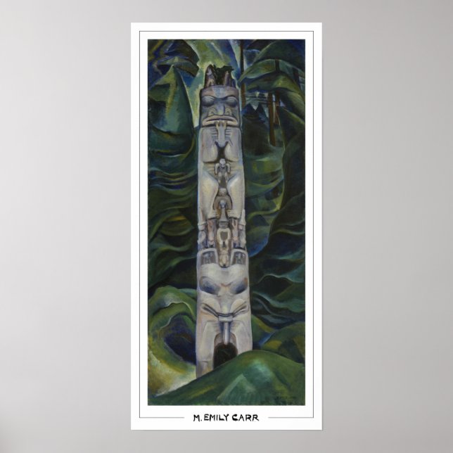 Emily Carr Zedign Art Poster nr 12 (Framsidan)