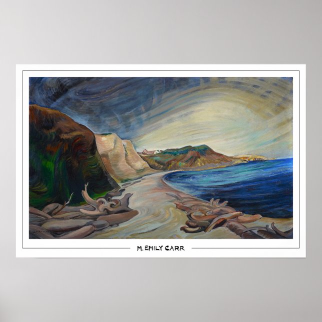 Emily Carr Zedign Art Poster nr 15 (Framsidan)