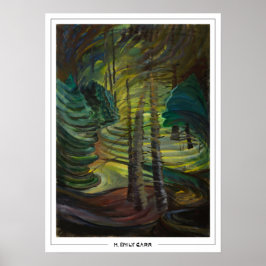 Emily Carr Zedign Art Poster nr 184