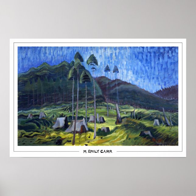 Emily Carr Zedign Art Poster nr 3 (Framsidan)