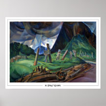 Emily Carr Zedign Art Poster nr 329