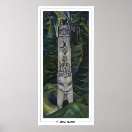 Emily Carr Zedign Konstaffisch #12 Poster