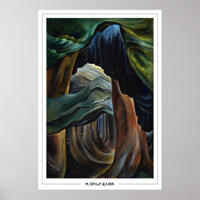 Emily Carr Zedign Konstaffisch #1 Poster (Framsidan)