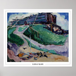 Emily Carr Zedign konstaffisch #245 Poster