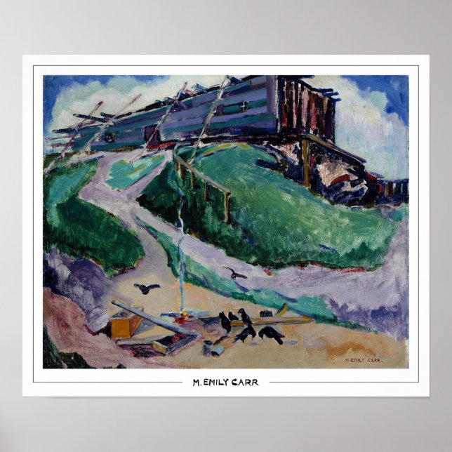 Emily Carr Zedign konstaffisch #245 Poster (Framsidan)