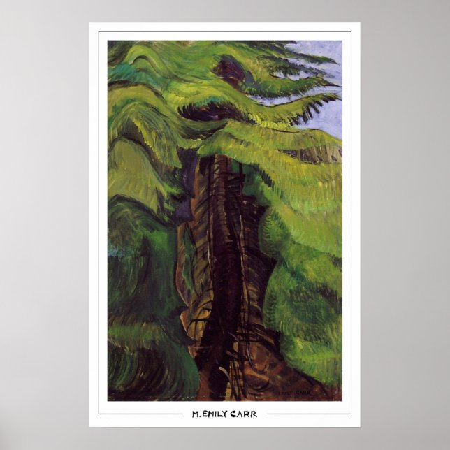Emily Carr Zedign konstaffisch #383 Poster (Framsidan)