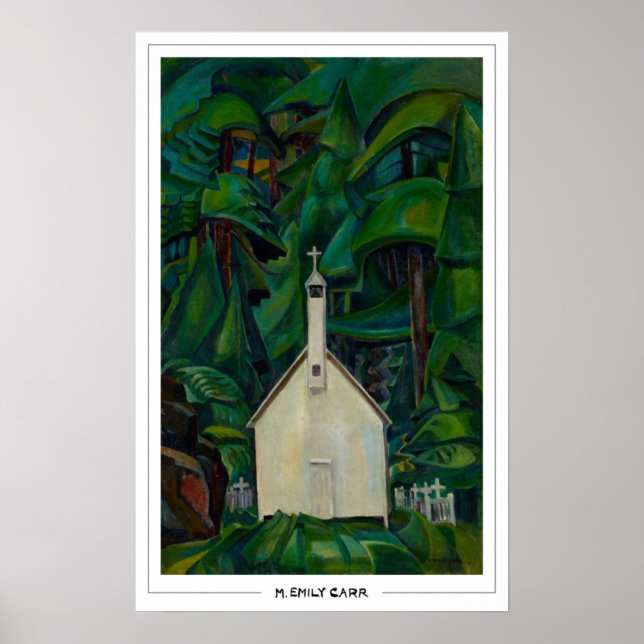 Emily Carr Zedign Konstaffisch #5 Poster (Framsidan)