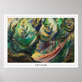 Emily Carr Zedign konstaffisch #6 Poster