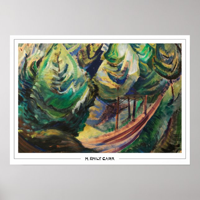 Emily Carr Zedign konstaffisch #6 Poster (Framsidan)
