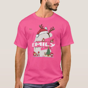 Emily Christmasw Emily Namn för roligt Julafton T Shirt