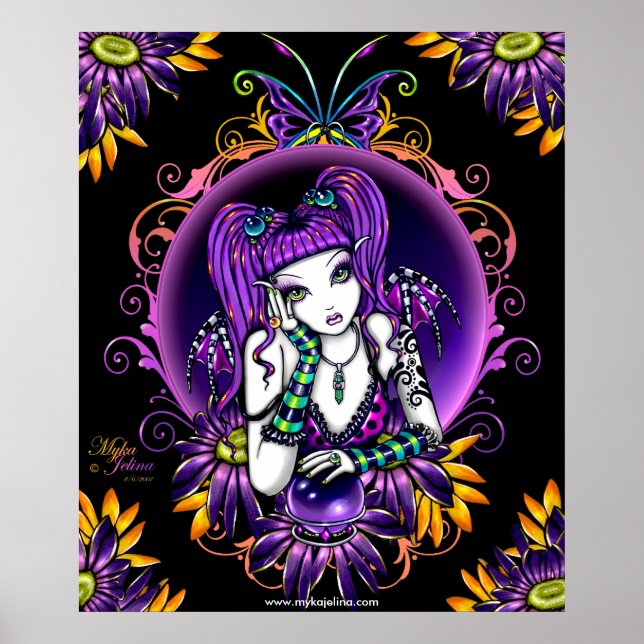 Emily Crystal Boll Flower Rainbow Fairy Poster (Framsidan)