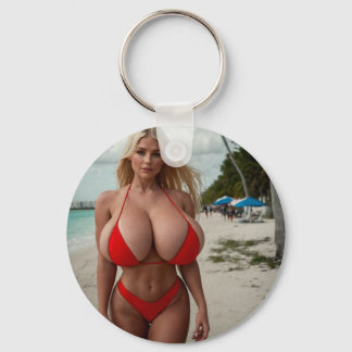 Emily Curvee Beach Keychain Nyckelring