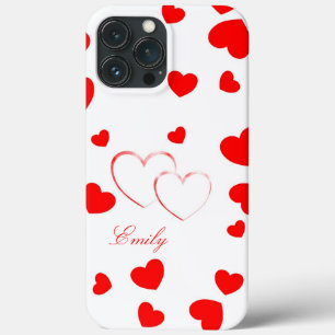 Emily - Cute Hearts - vacker söt iPhone-täckning