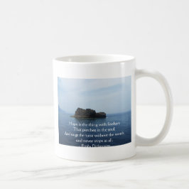 Emily Dickenson inspirera CITATIONSTECKEN för att Kaffemugg